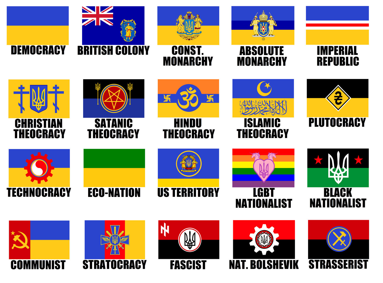 *SUPER-DELUXE* Alternate Flags Of Ukraine by WolfMoon25 on DeviantArt