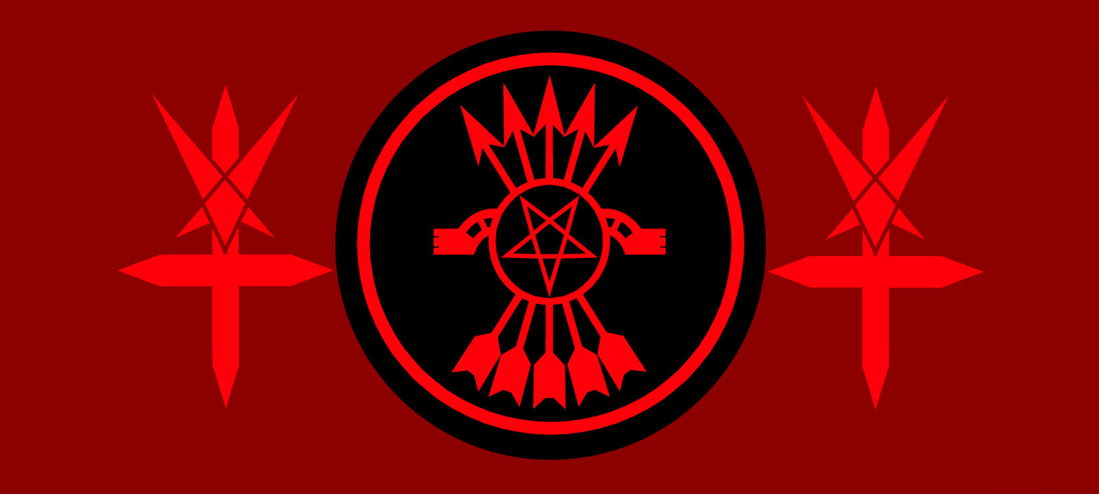 Flag of the Satanic Falange by WolfMoon25 on DeviantArt