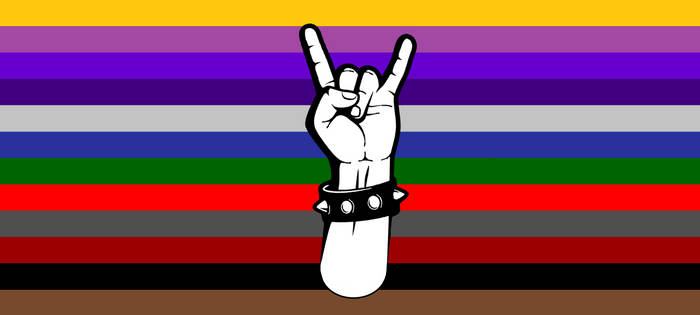 Flag of Metal Pride