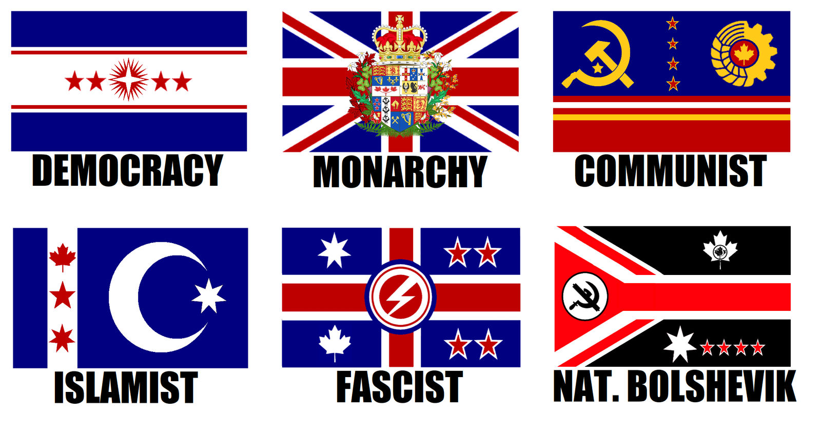 Alternate Flags of the CANZUK Commonwealth by WolfMoon25 on DeviantArt