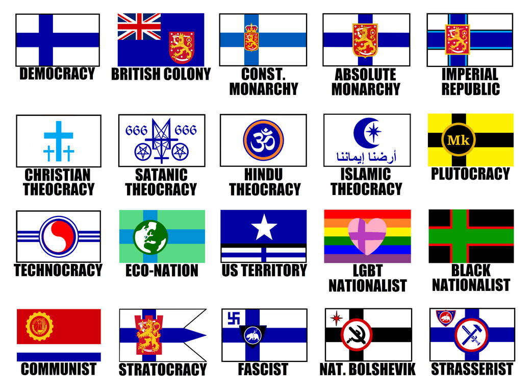 *SUPER-DELUXE* Alternate Flags of Finland by WolfMoon25 on DeviantArt