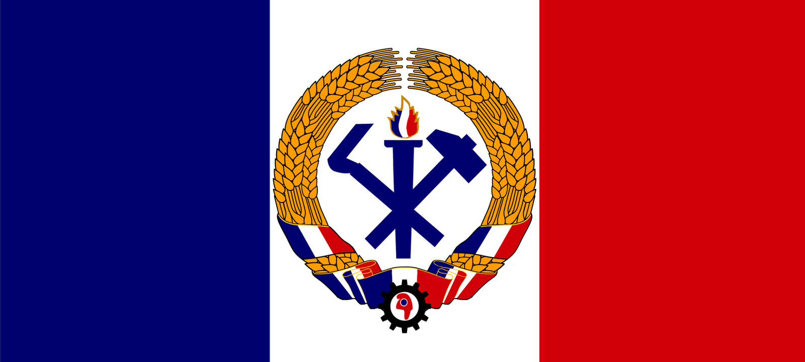 Flag Of Integral Sorelian France By WolfMoon25 On DeviantArt flag-of-integral-sorelian-france-by-wolfmoon25-on-deviantart