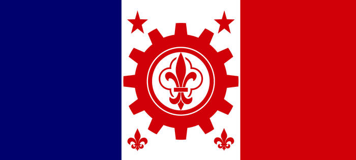 Flag of Ordosocialist France