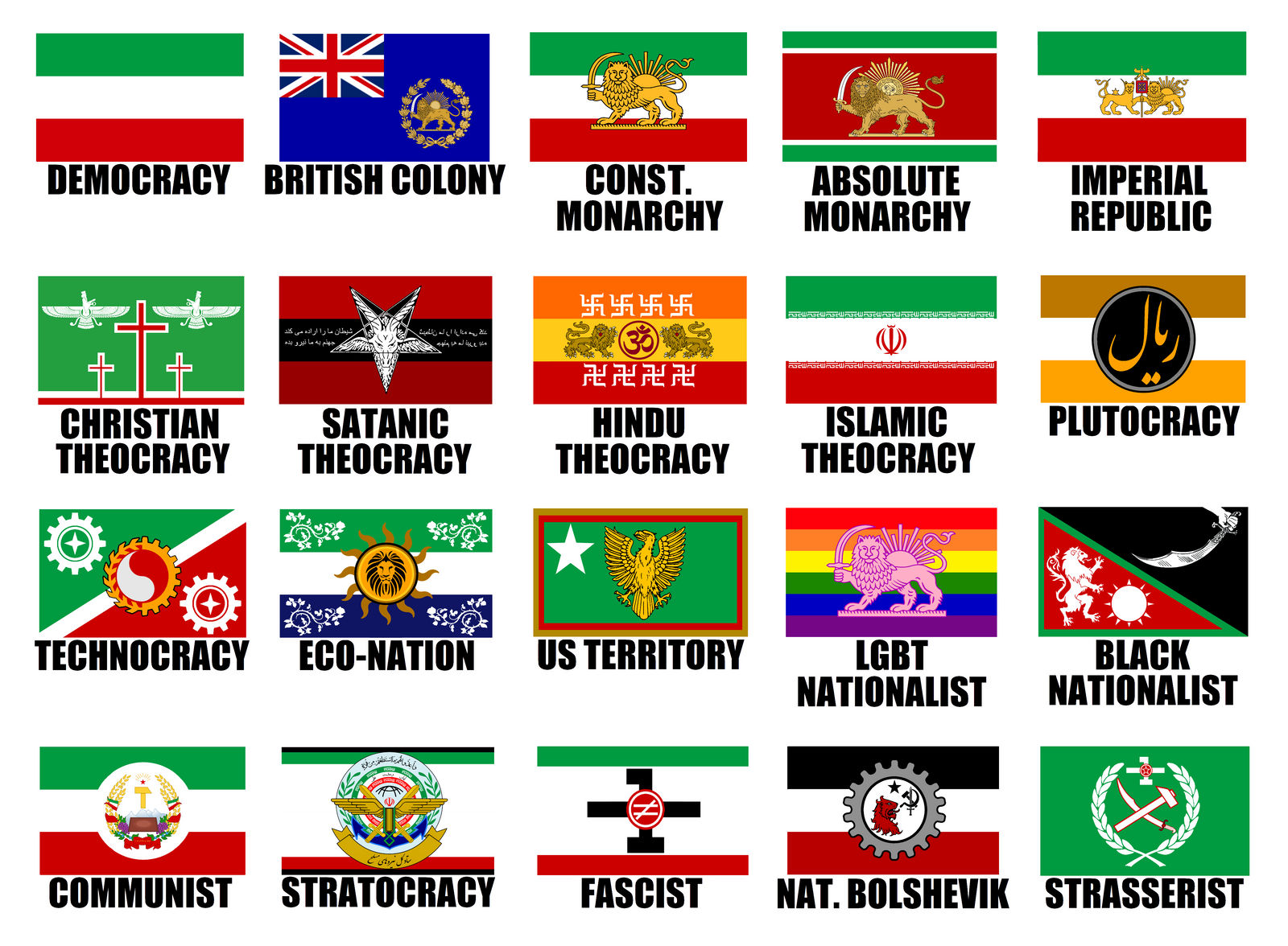 *SUPER-DELUXE* Alternate Flags of Iran by WolfMoon25 on DeviantArt
