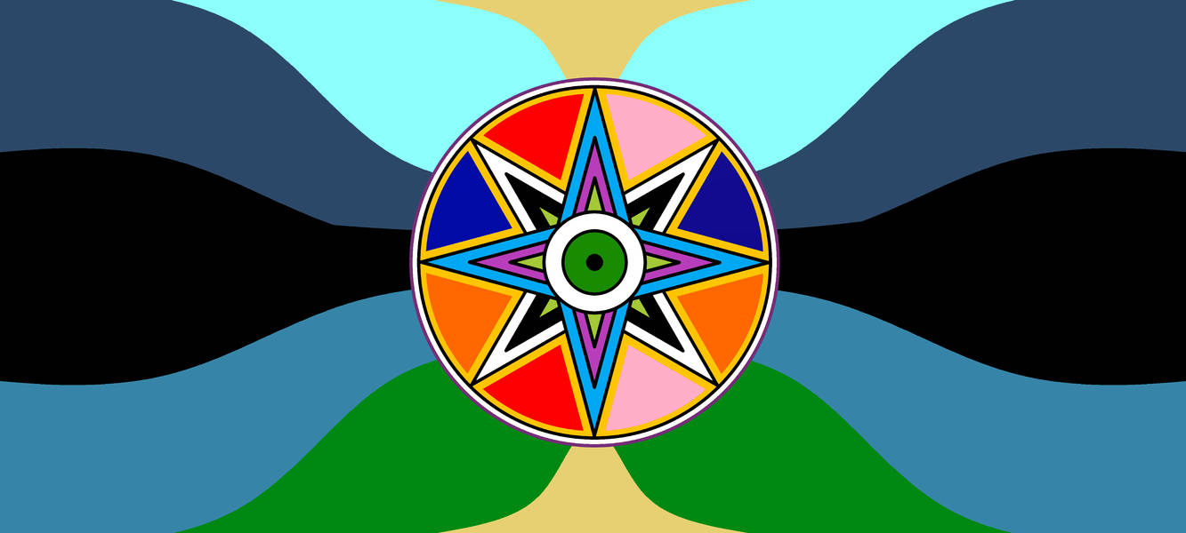 Lsd Flag Flag of Psychedelic Sumer by WolfMoon25 on DeviantArt