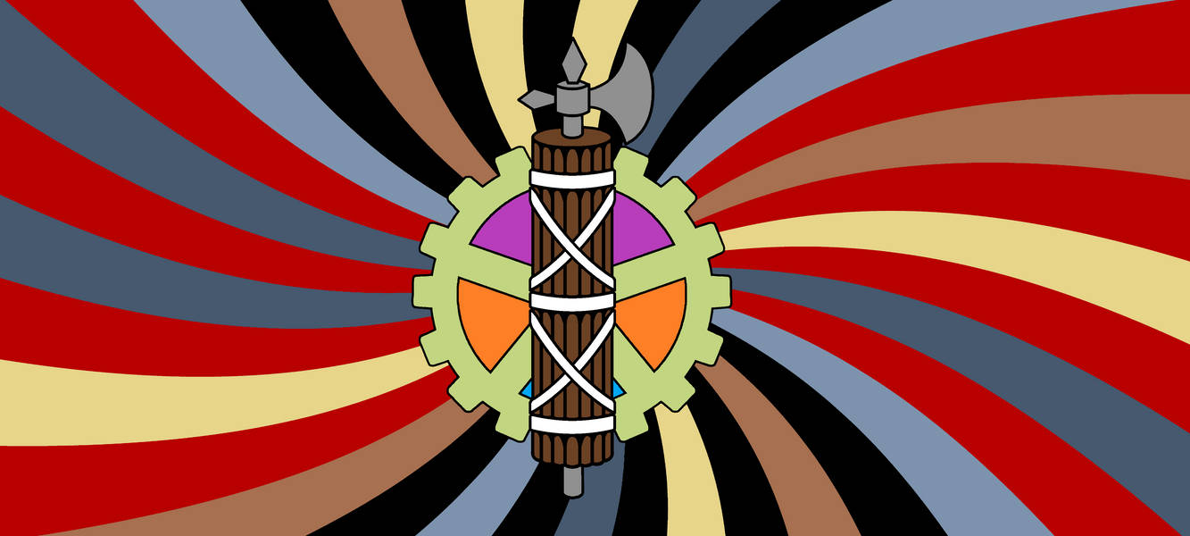 Lsd Flag Flag of Psychedelic National Syndicalism by WolfMoon25 on DeviantArt