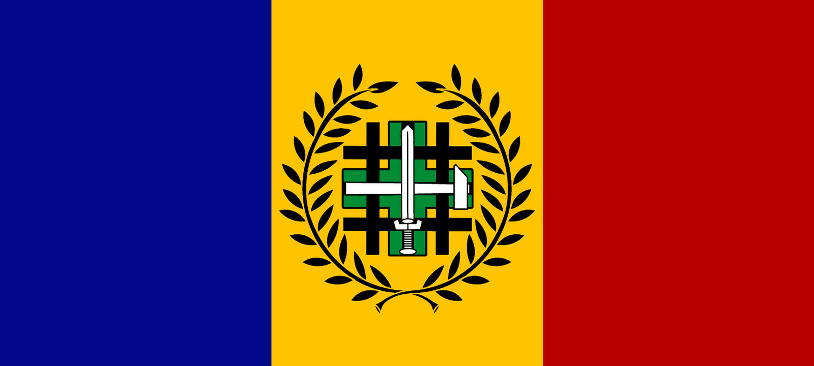 Flag of Strasserist Romania