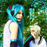 COSPLAY . Hatsune Miku