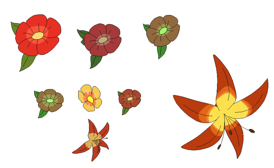 Flower Base Examples Wearable Flower bases by LionGuardKujenga on DeviantArt