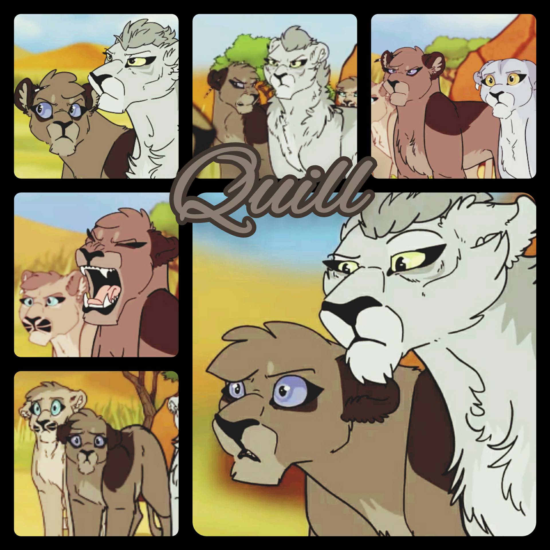 My Pride Quill Collage By Lionguardkujenga On Deviantart