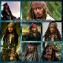 Captain Jack Sparrow collage