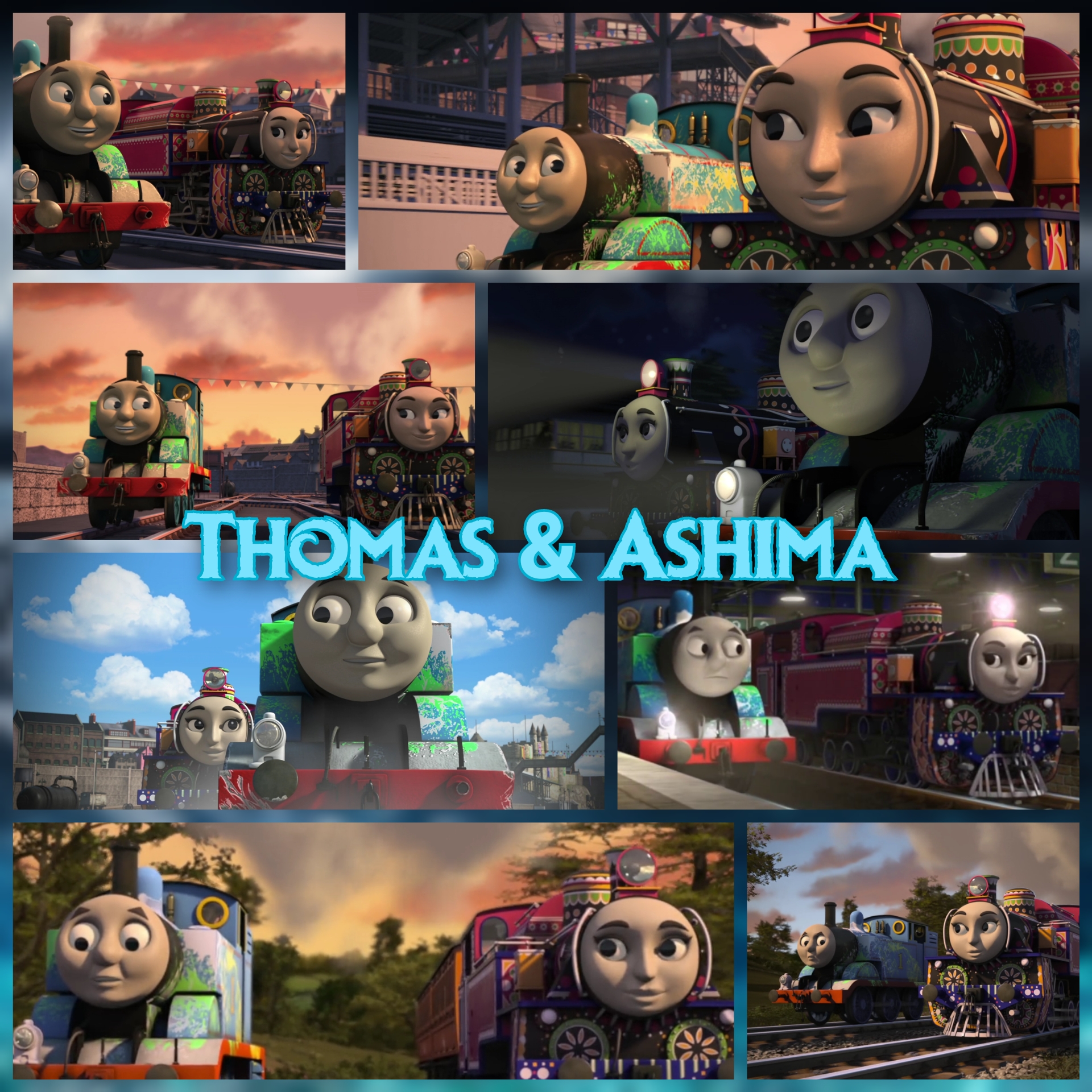 Ashima Deviantart Thomas And Ashima collage by LionGuardKujenga on DeviantArt