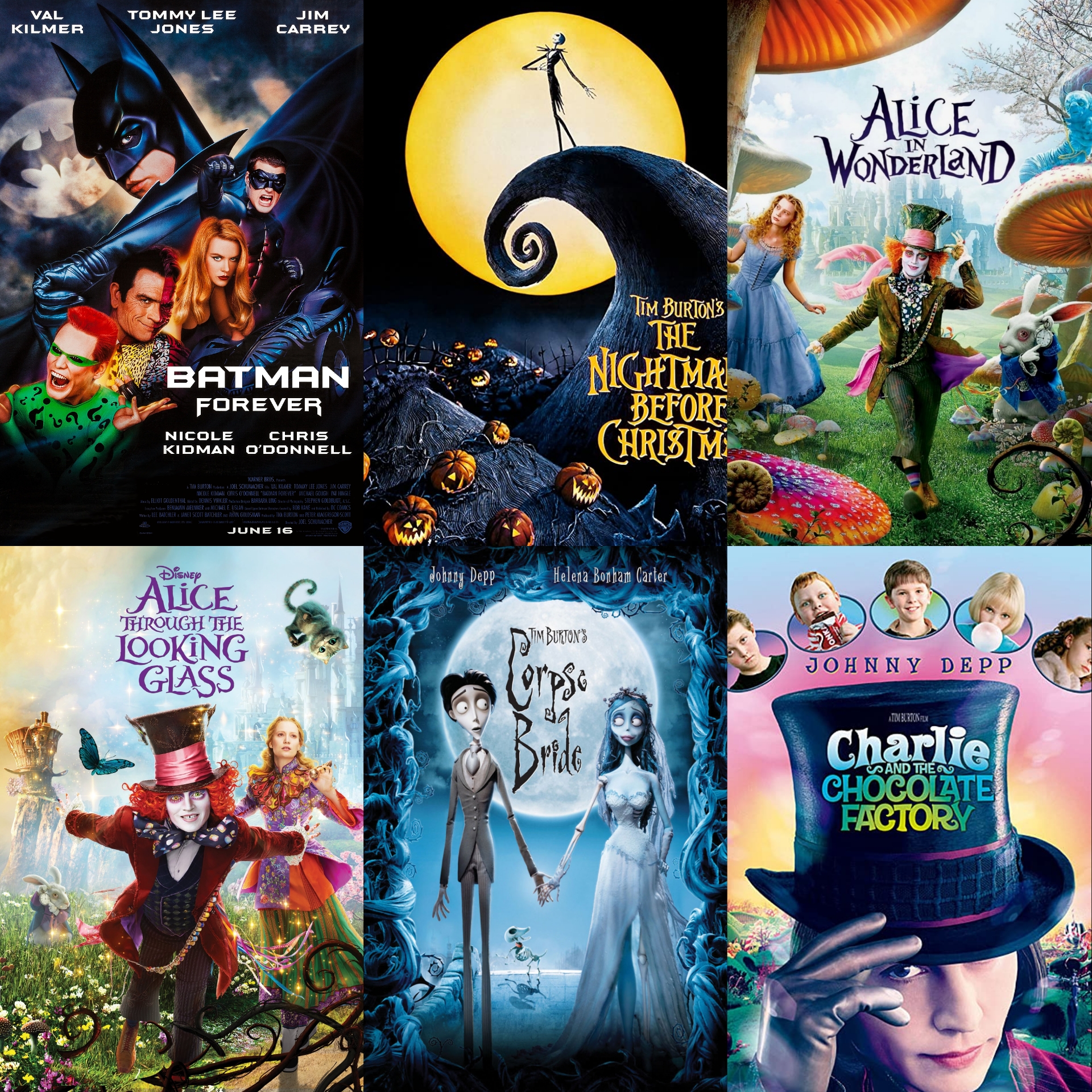 Tim Burton Films, Tim Burton Style Movies