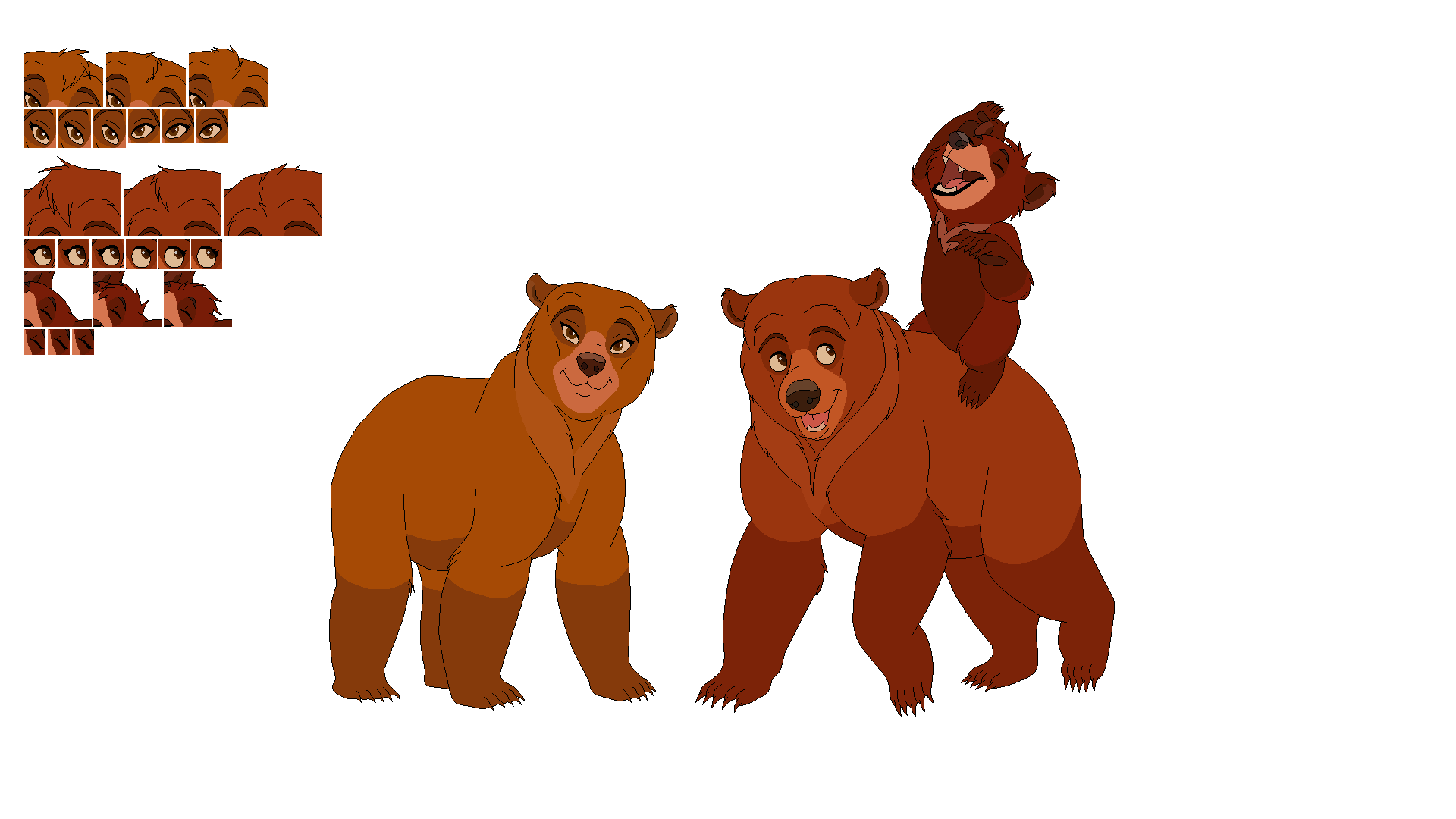 Nita, Koda and Kenai Base by LionGuardKujenga on DeviantArt