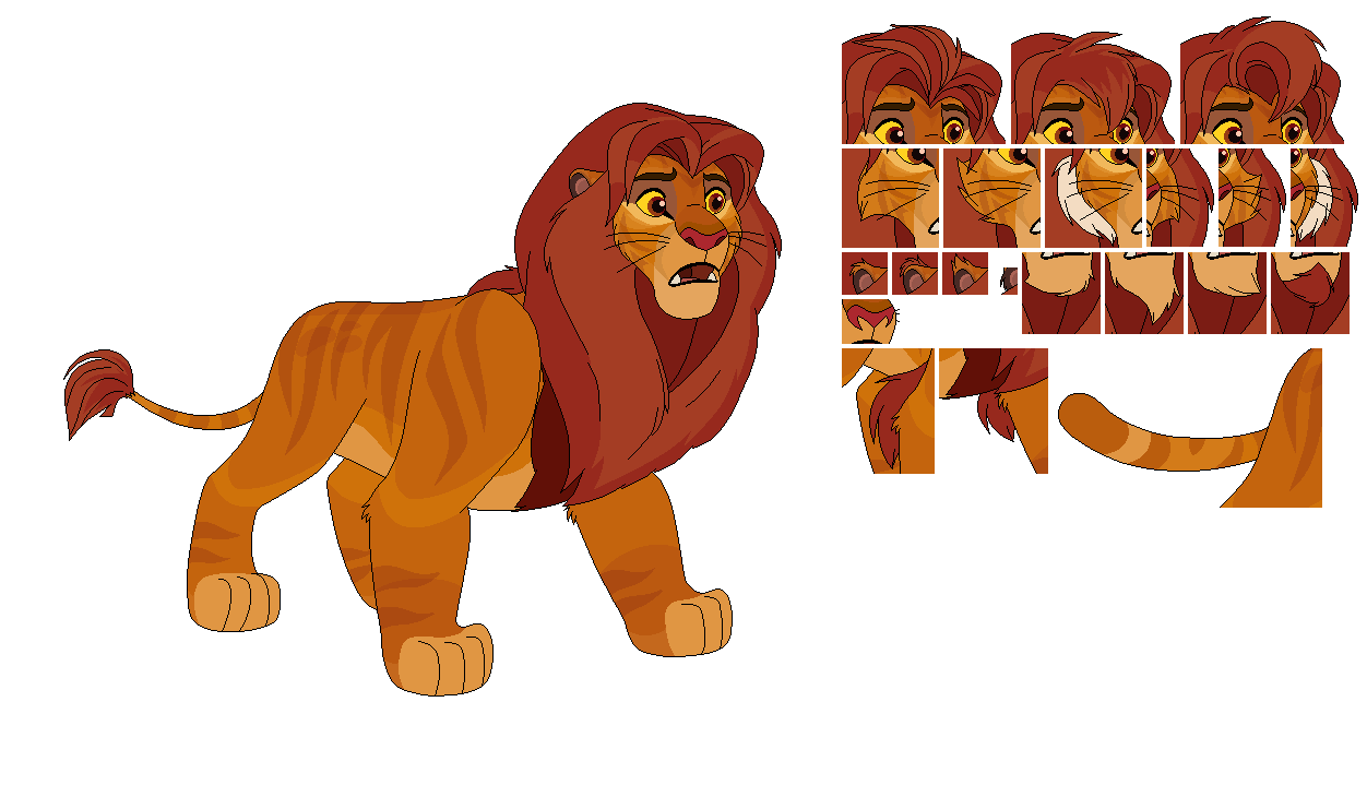 Simba Base 5 by LionGuardKujenga on DeviantArt