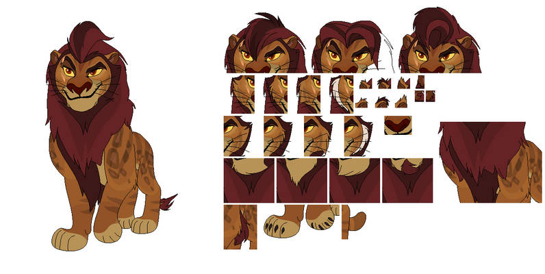 Strange Lion Base 3