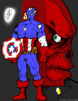 Cap America vs Red Skull (Edited)