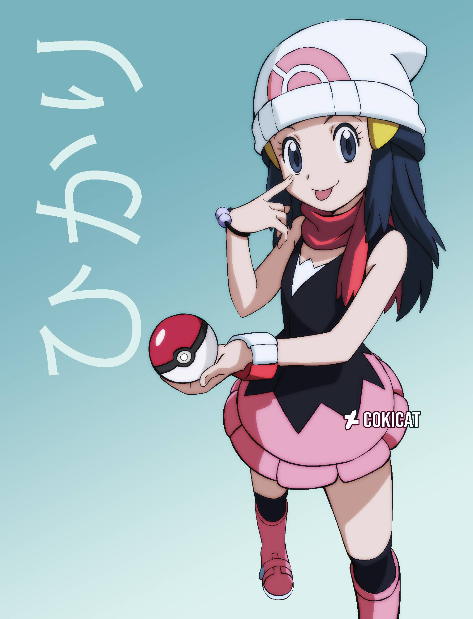 Maya/Dawn Pokemon Journeys Poster Fanmade by CokiCat on DeviantArt