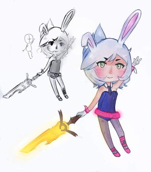 Bunny Riven - League of Legends final by snissed on DeviantArt