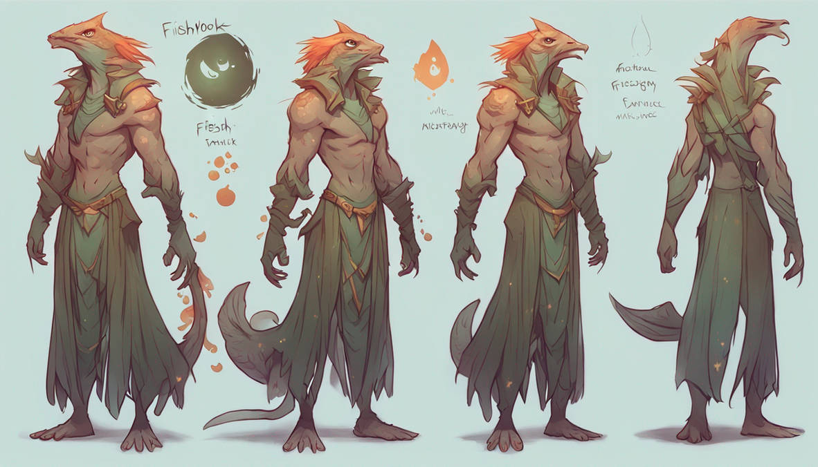 Fishman Wizard fishmen 22 by AxisARA on DeviantArt