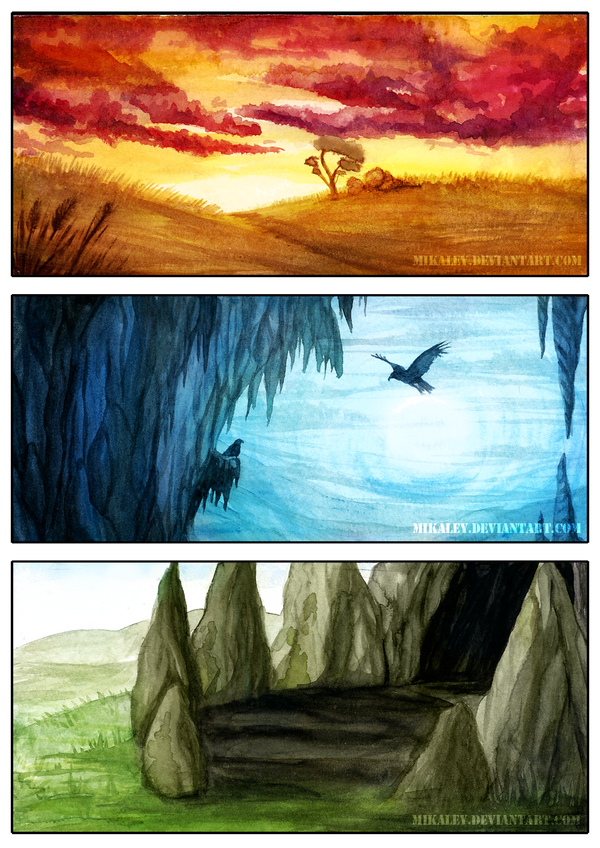 Watercolor Concept Backgrounds