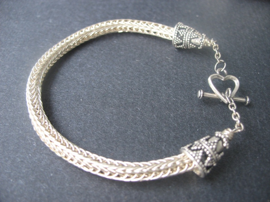 Sterling Silver Viking Weave