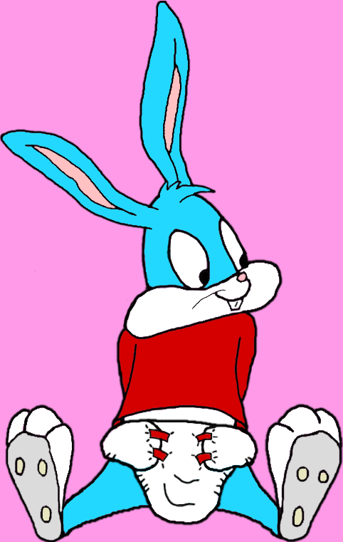 Buster Bunny Diapered Again