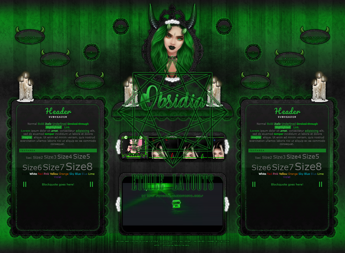 Obsidian Custom Layout Custom Layout - Obsidia - Etoile Layouts by Valoish on DeviantArt