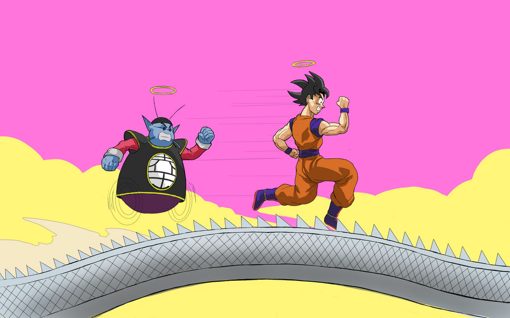 Goku despues de explotar junto a Cell! by zala77s on DeviantArt