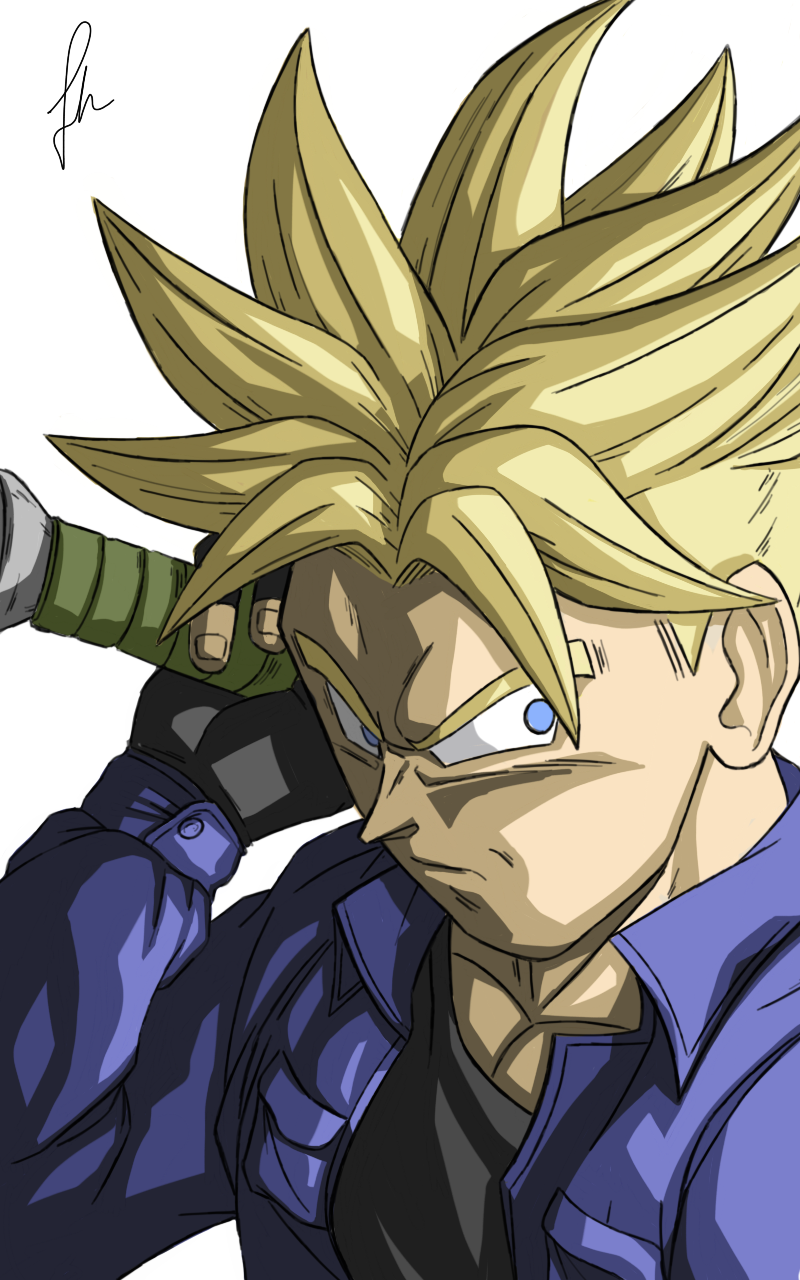 Trunks Del Futuro Ssj by IlustracionesZappe on DeviantArt