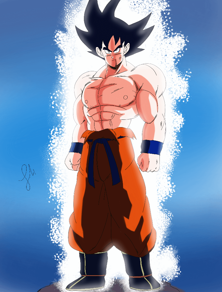 Goku Ultrainstinto GIF Anime dragon ball super, Dragon ball