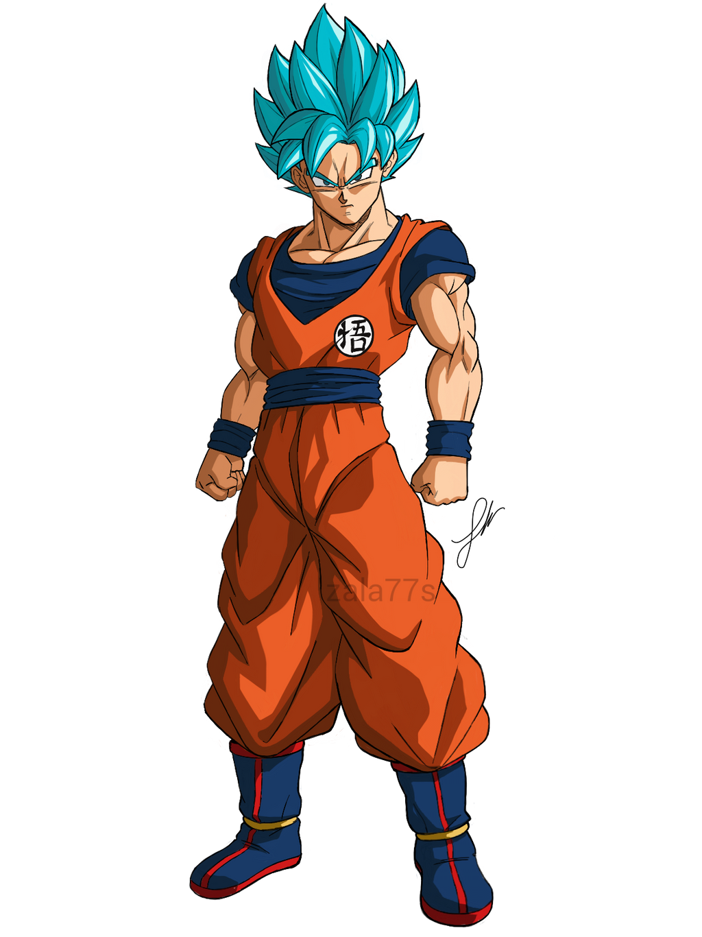 Son Goku Super Saiyan Blue by crismarshall on DeviantArt