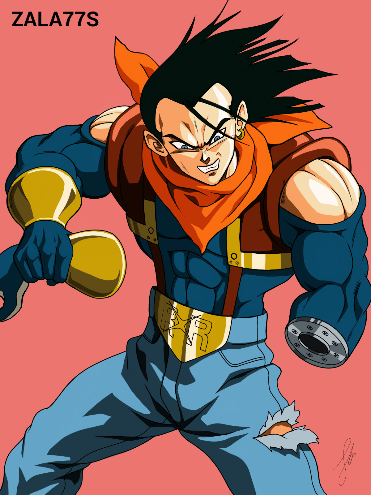 Dragon Ball GT - Super A17 by DBCProject on DeviantArt