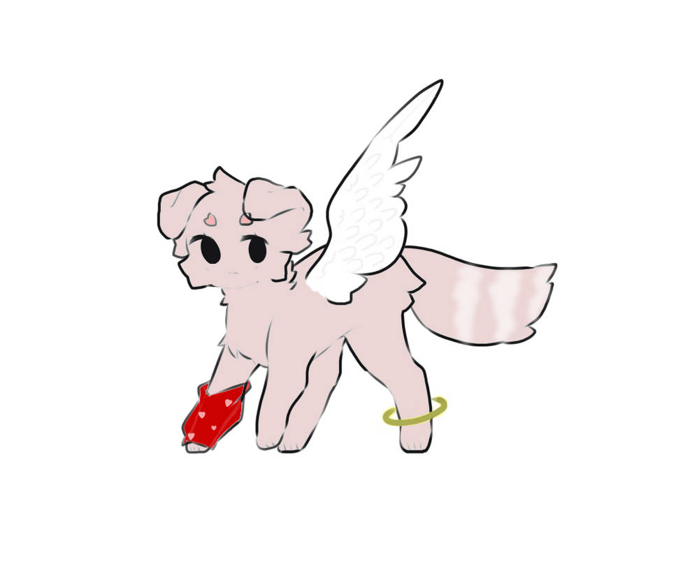 Cupid Dog by BowieWolf on DeviantArt