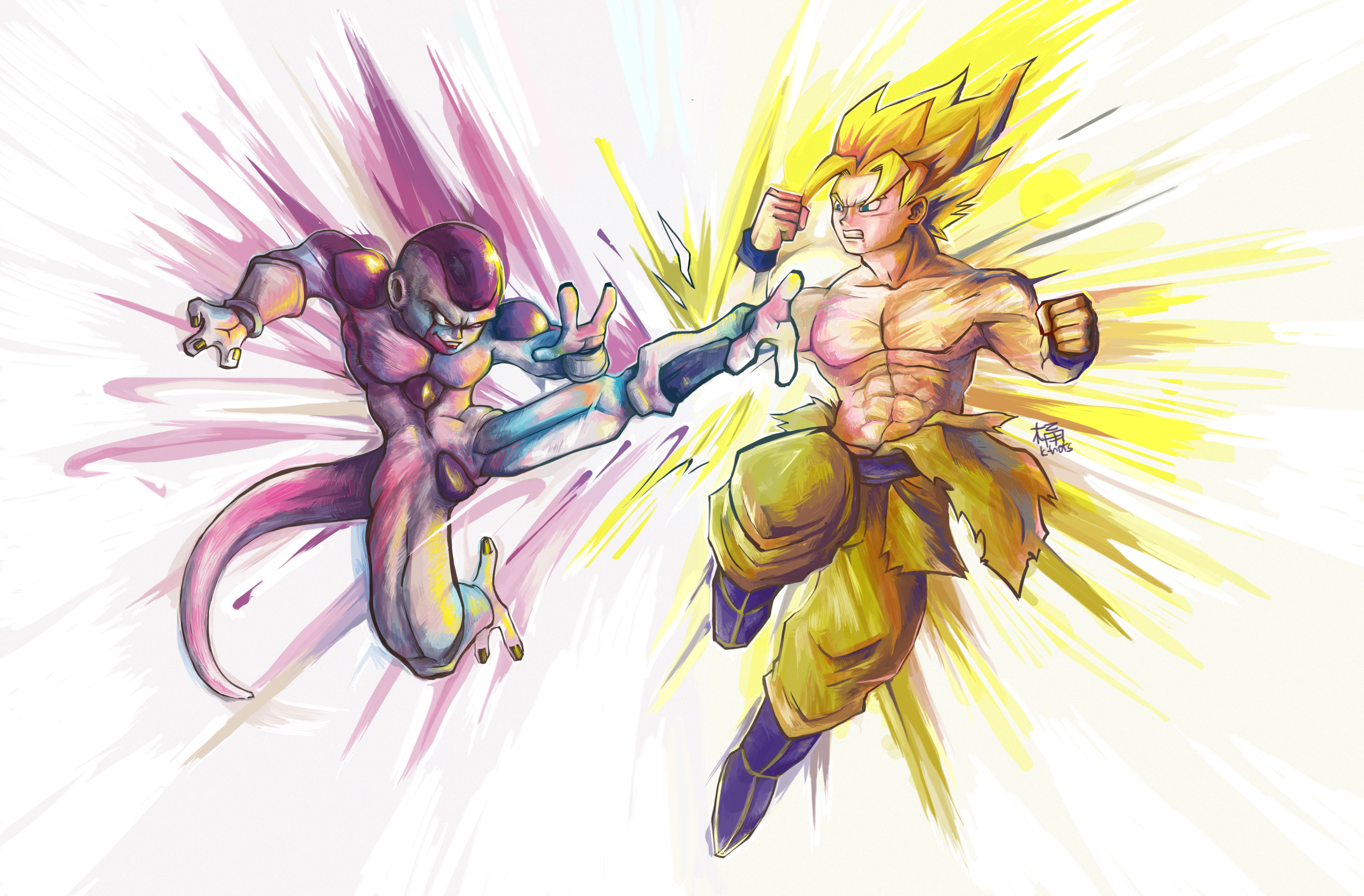 Goku vs Freeza by Valdenir9807 on DeviantArt