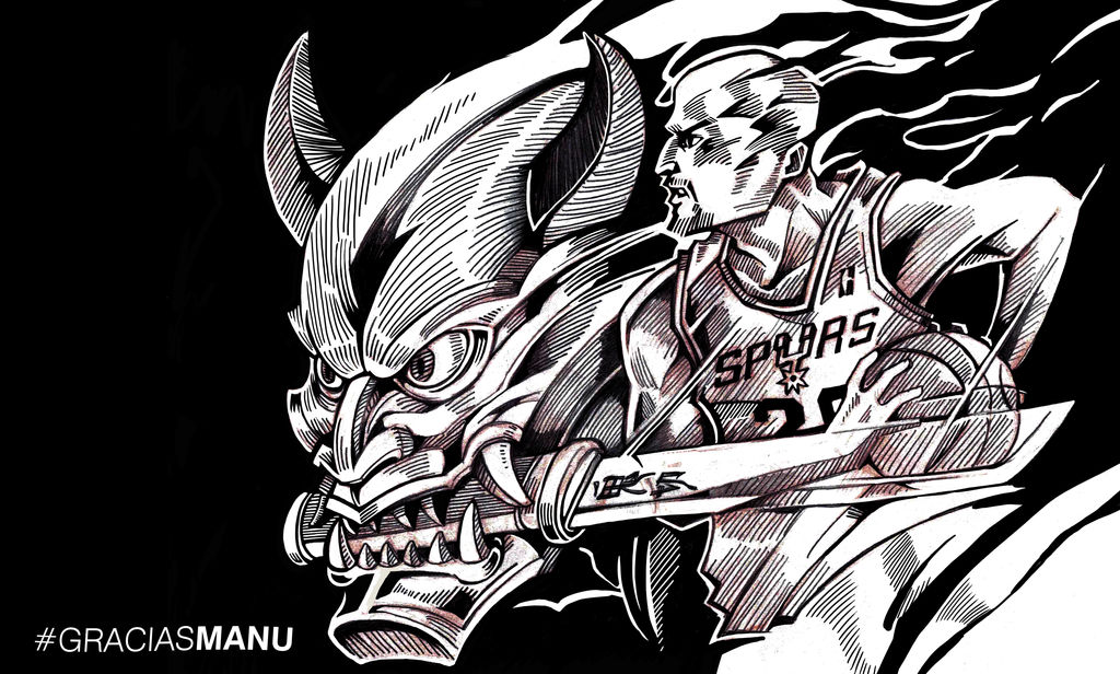 Manu Ginobili by k-hots