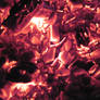 glowing coals