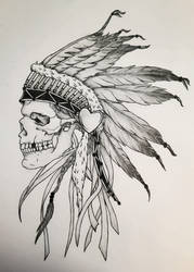 Skull that i have drawn of ^_^