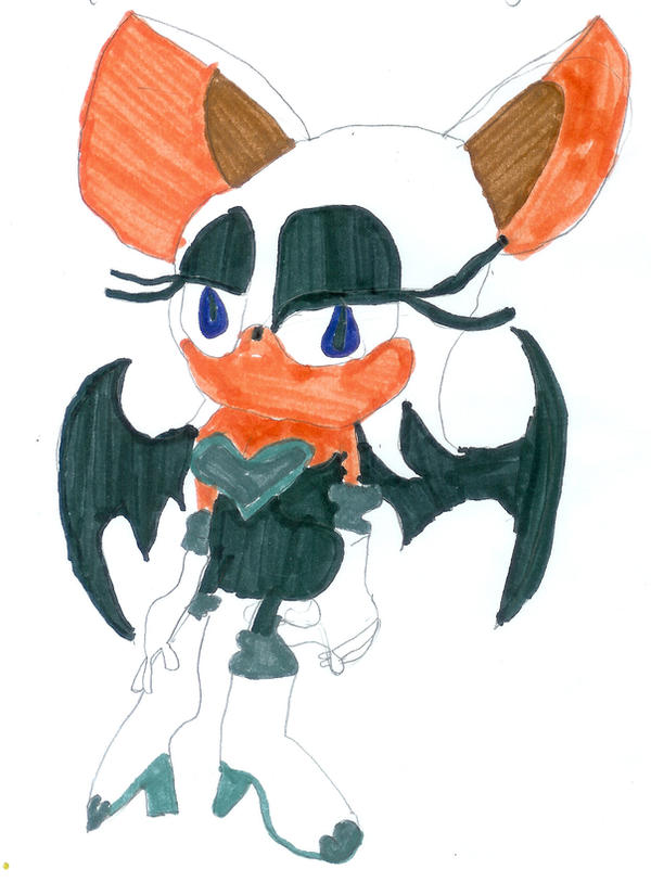 Mephiles As Rouge Mephiles :Rouge by Kaeden13 on DeviantArt