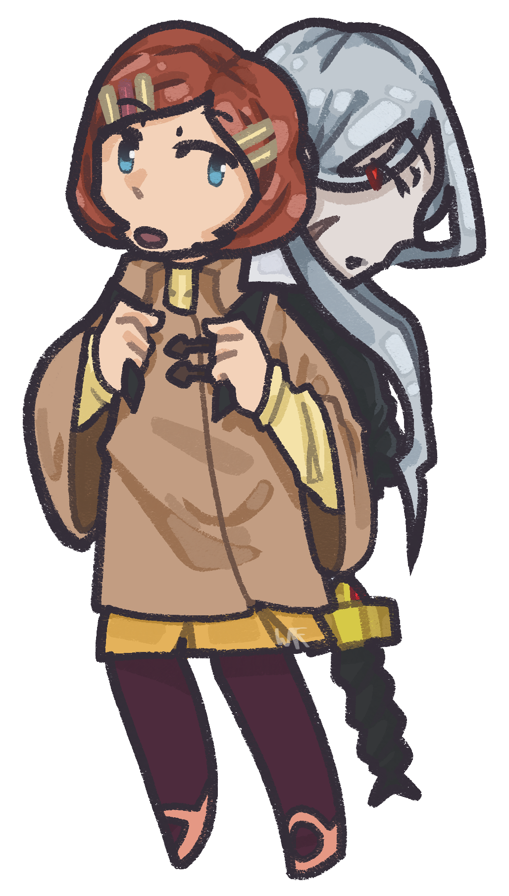 Aya and Bram by catcoocoo on DeviantArt
