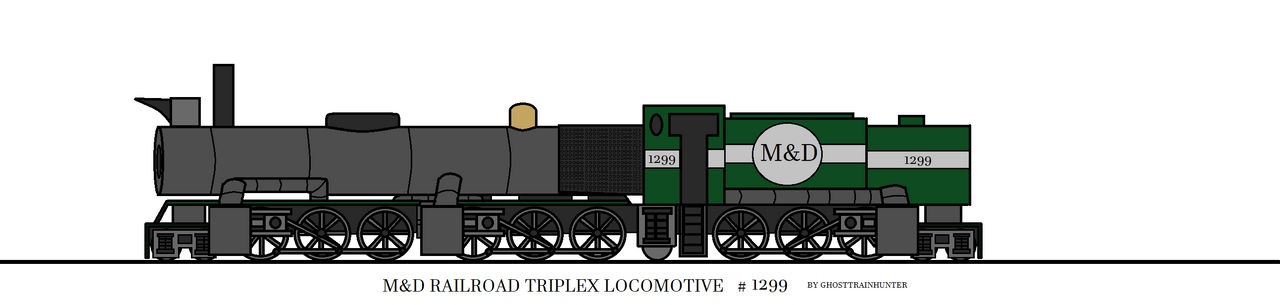 MD RR Triplex Locomotive by ghosttrainhunter on DeviantArt