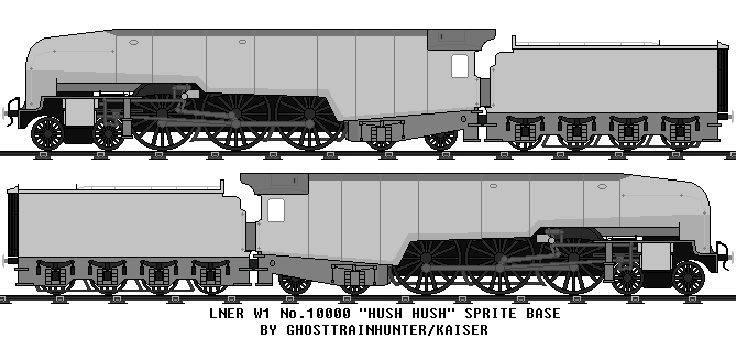 Enginebase Sprite Lner LNER W1 Sprite Base by ghosttrainhunter on DeviantArt