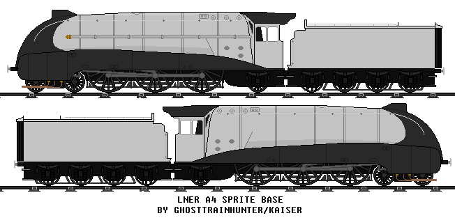 LNER A4 Sprite Base by ghosttrainhunter on DeviantArt