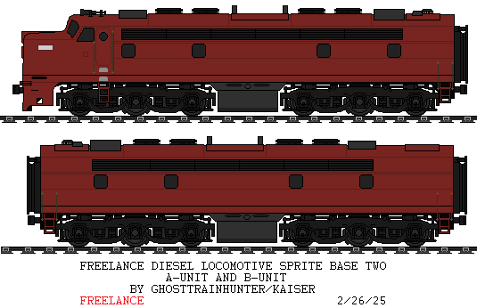 Freelance Diesel Locomotive Sprite Base Two by ghosttrainhunter on ...