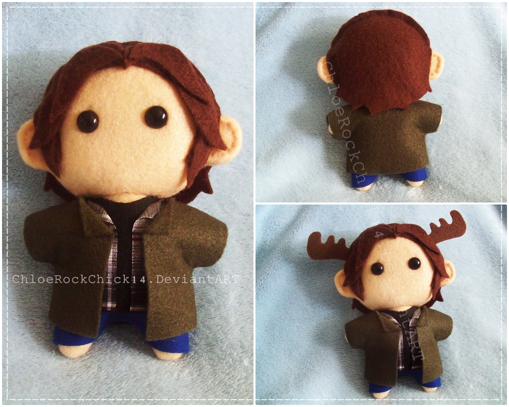 Sam Winchester - chibi plushie