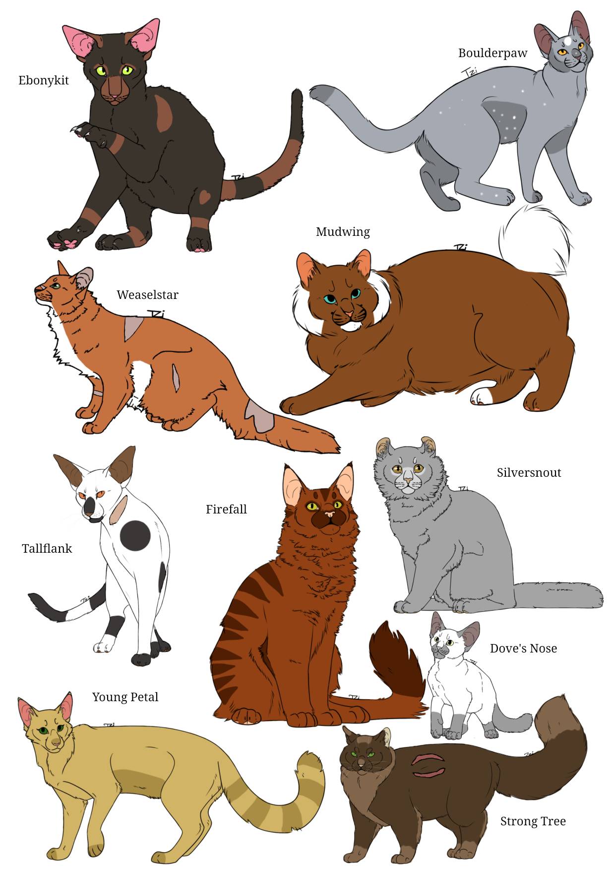 OTA Warrior Cats Adopts OPEN [1/2] by Treasuredflame on DeviantArt