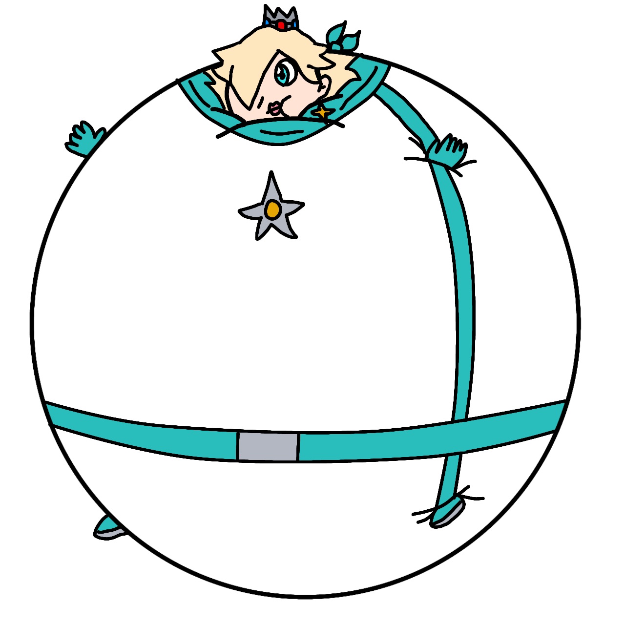 Deviantart Re Upload Biker Rosalina Inflated (Reupload) by TravisTheGainer on DeviantArt