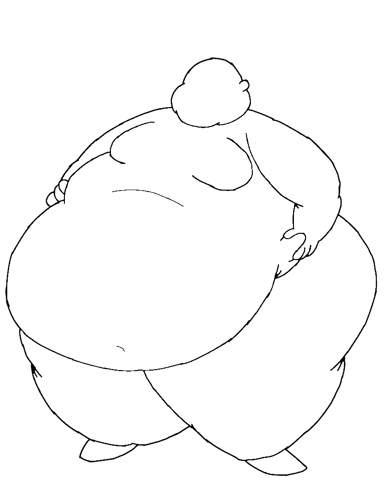 Fat Human Base Fat Base (Reupload) by TravisTheGainer on DeviantArt