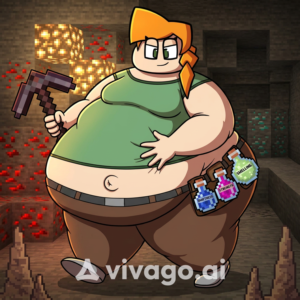 Buff Alex Min Alex mining for diamonds by TravisTheGainer on DeviantArt