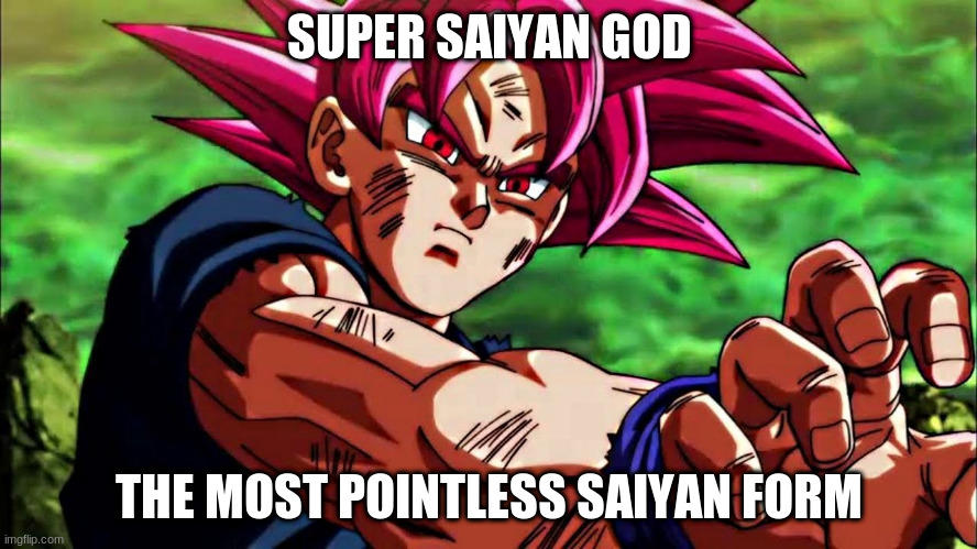 Why was Super Saiyan God made worthless throughout 95% of DBS after it was  introduced? - Quora